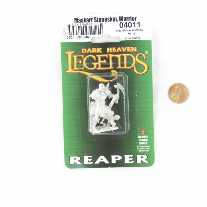 RPR04011 Maskarr Stoneskin Half-giant Warrior Miniature 25mm Heroic Scale Figure 2nd Image