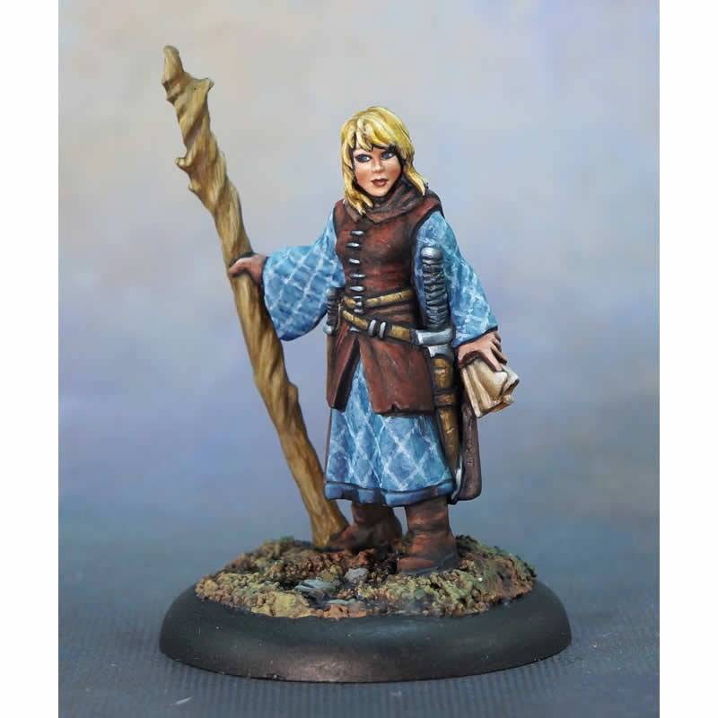 RPR04012 Asandris Nightbloom Female Druid Miniature 25mm Heroic Scale Figure Main Image