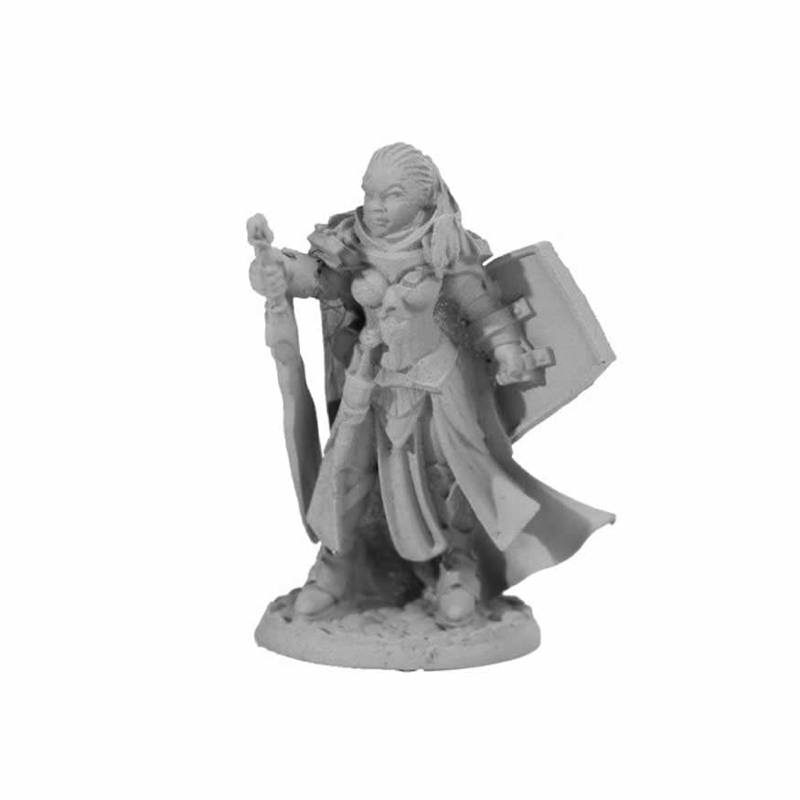 RPR04014 Jade Twinsuns Female Paladin Miniature 25mm Heroic Scale Figure Dark Heaven Legends Main Image