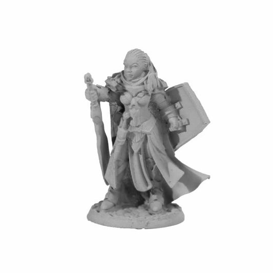 RPR04014 Jade Twinsuns Female Paladin Miniature 25mm Heroic Scale Figure Dark Heaven Legends Main Image