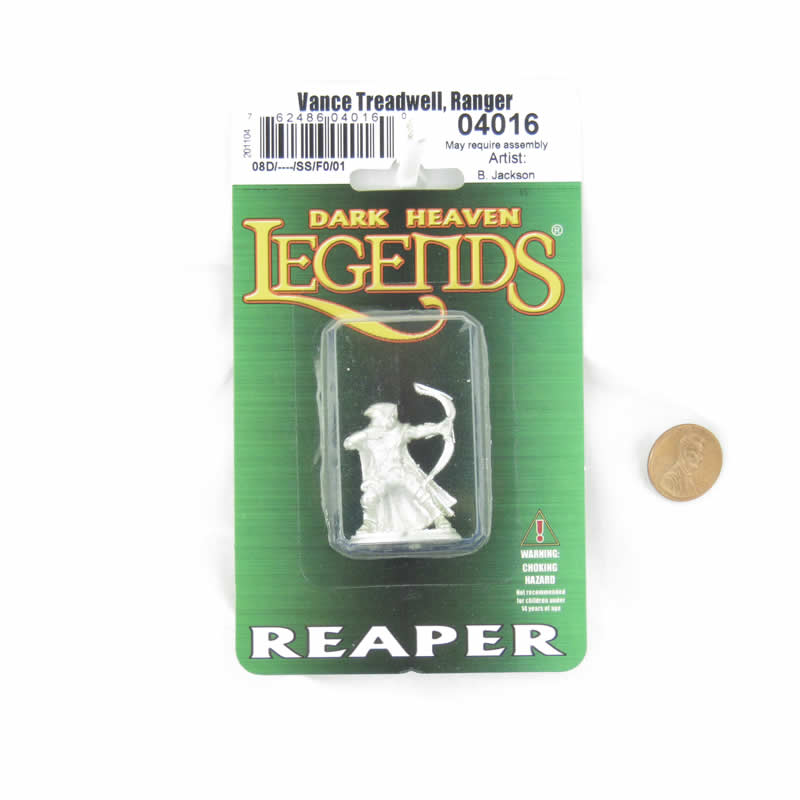 RPR04016 Vance Treadwell Ranger Miniature 25mm Heroic Scale Figure Dark Heaven Legends Reaper Miniatures 2nd Image