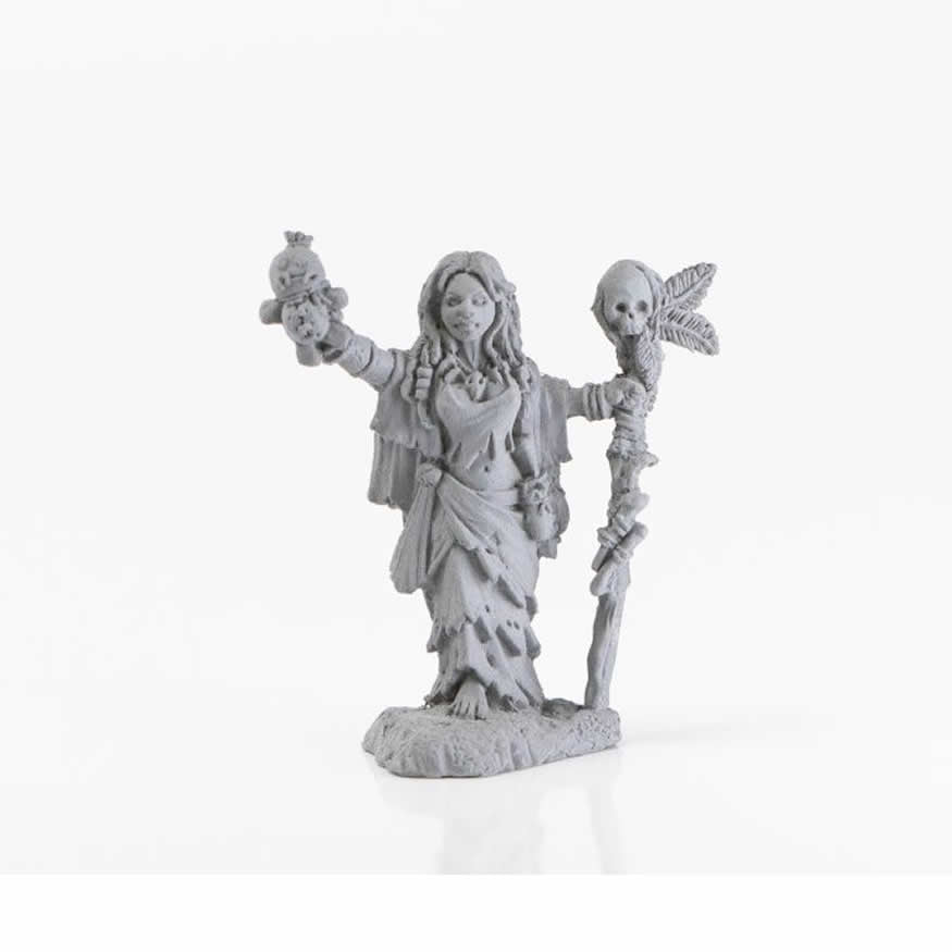 RPR04020 Hellrunners Raza Twinsight Hex Witch Miniature 25mm Heroic Scale Figure Dark Heaven Legends Main Image