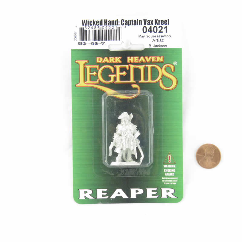 RPR04021 Wicked Hand Vax Kreel Hellborn Pirate Miniature 25mm Heroic Scale Figure Dark Heaven Legends 2nd Image