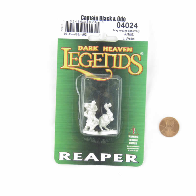 RPR04024 Captain Black and Odo Miniature 25mm Heroic Scale Figure Dark Heaven Legends 2nd Image