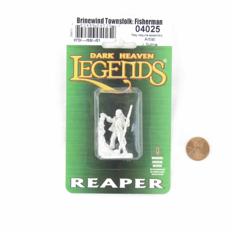 RPR04025 Brinewind Fisherman Miniature 25mm Heroic Scale Figure Dark Heaven Legends 2nd Image