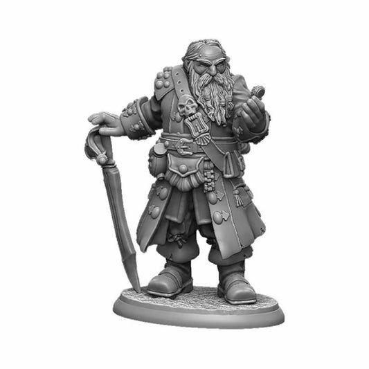 RPR04028 Barnabus Frost Pirate Lord of Brinewind Miniature 25mm Heroic Scale Figure Dark Heaven Legends Main Image