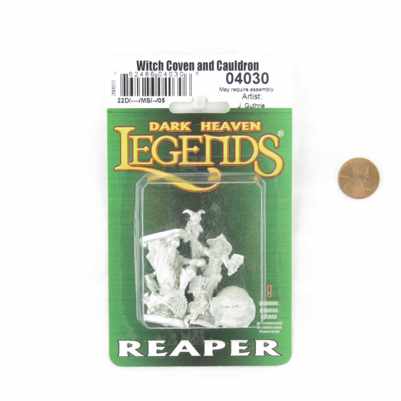 RPR04030 Witch Coven and Cauldron Miniature 25mm Heroic Scale Figure Dark Heaven Legends 2nd Image