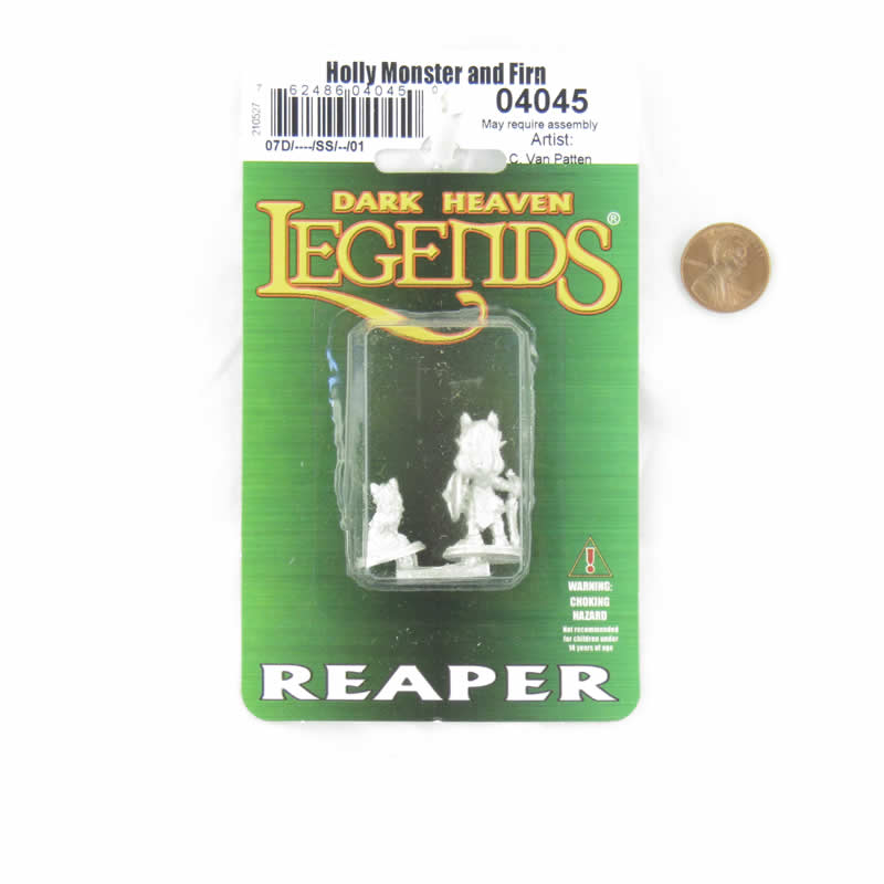 RPR04045 Holly Monster and Firn Miniature 25mm Heroic Scale Figure Dark Heaven Legends 2nd Image