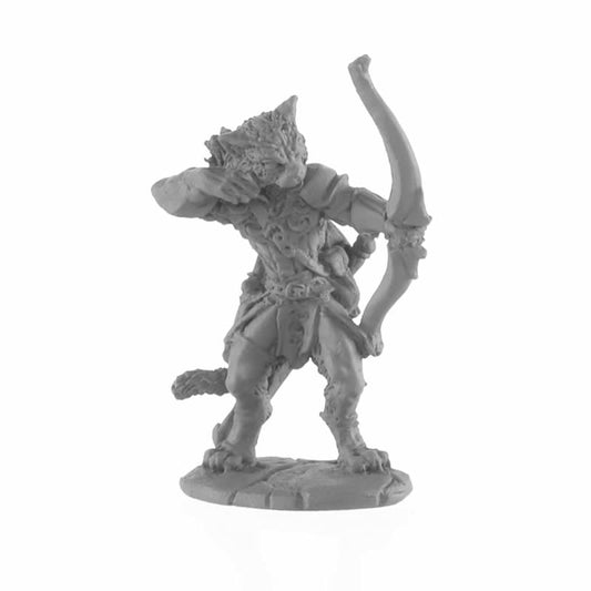 RPR04048 Catfolk Ranger Miniature 25mm Heroic Scale Figure Dark Heaven Legends Main Image