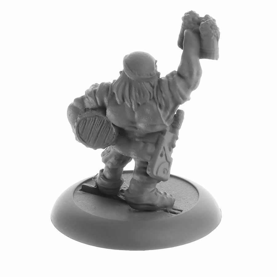 RPR04073 Dwarf Brewmaster Jalarak Leadbarrels Miniature 25mm Heroic Scale Figure Dark Heaven Legends 3rd Image