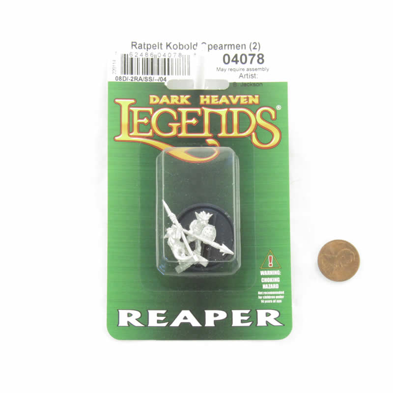 RPR04078 Ratpelt Kobold Spearmen Miniature 25mm Heroic Scale Figure Dark Heaven Legends 2nd Image
