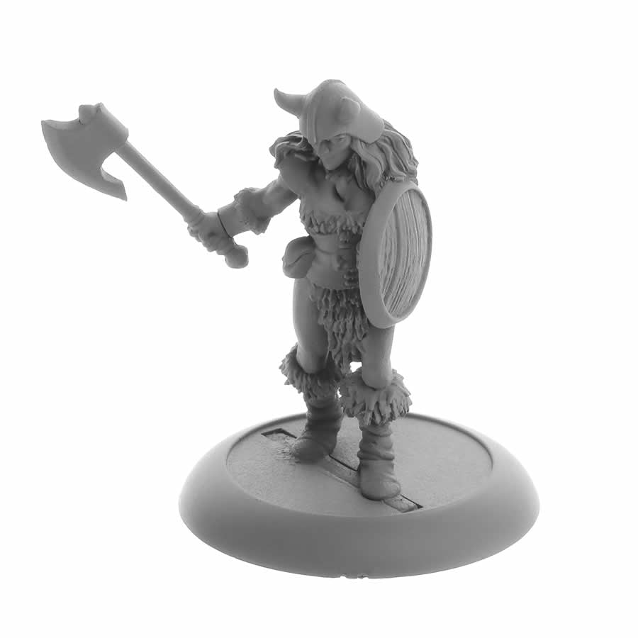 RPR04083 Human Barbarian Jana Frostwind Miniature 25mm Heroic Scale Figure Dark Heaven Legends Main Image
