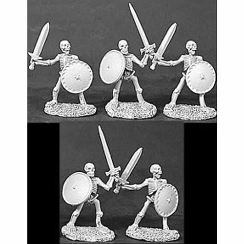 RPR06053 Skeletons with Swords Army Pack Miniatures 25mm Heroic Scale Main Image