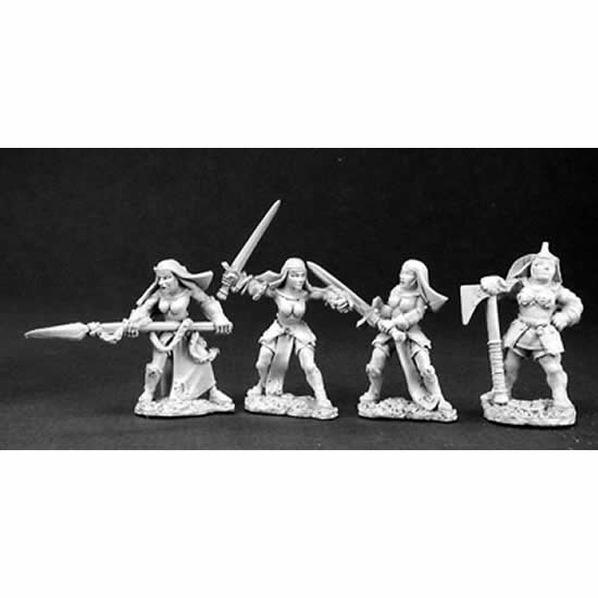 RPR06062 Battle Nuns And Mother Superior Miniature Army Pack 25mm Main Image