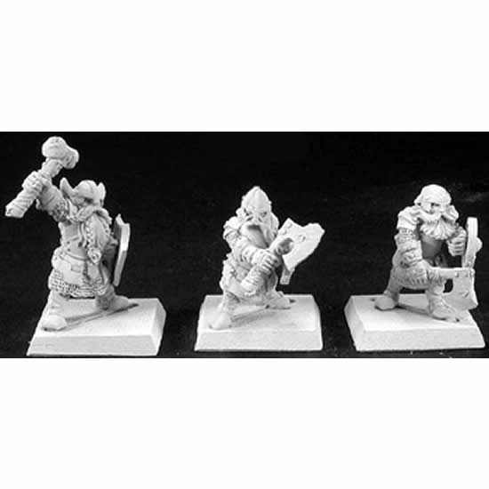 RPR06117 Dwarf Warriors Dwarf Grunt 25mm Heroic Scale Fantasy Miniatures Main Image