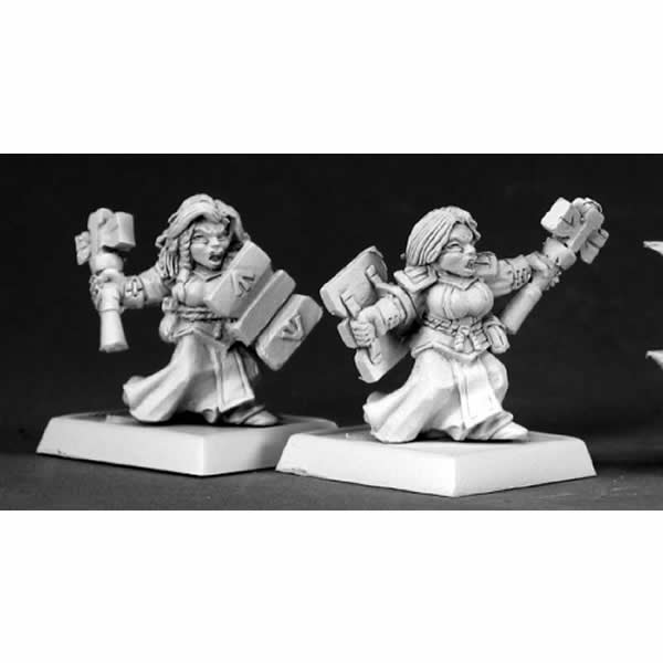 RPR06211 Dwarf Valkyries Miniature Army Pack 25mm Heroic Scale Main Image