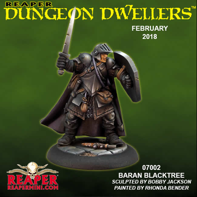 RPR07002 Baran Blacktree Miniature 25mm Heroic Scale Dungeon Dwellers Main Image