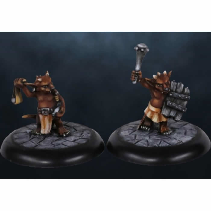 RPR07009 Ratpelt Kobolds Miniature 25mm Heroic Scale Dungeon Dwellers Reaper Miniatures Main Image