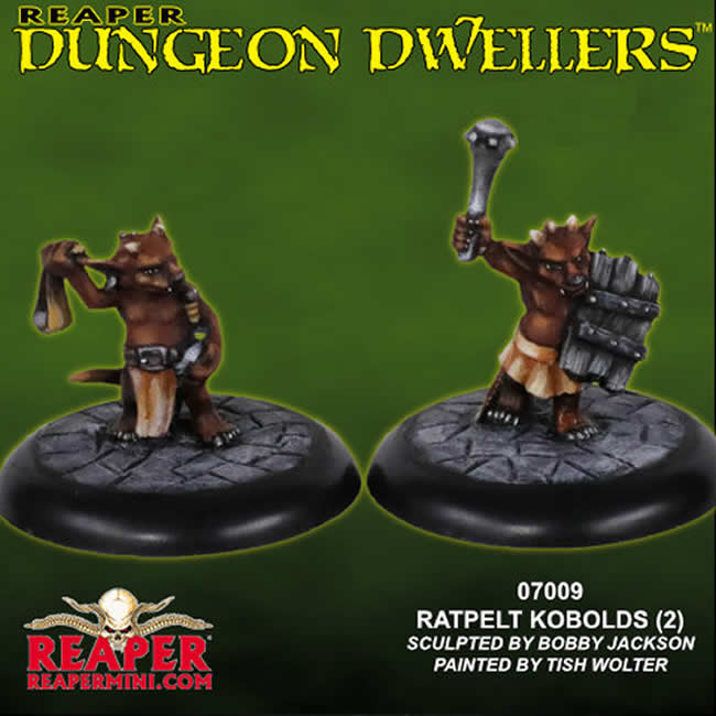 RPR07009 Ratpelt Kobolds Miniature 25mm Heroic Scale Dungeon Dwellers Reaper Miniatures 3rd Image