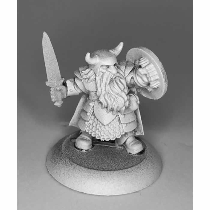 RPR07011 Borin Ironbrow Dwarf Adventurer Miniature 25mm Heroic Scale Dungeon Dwellers 3rd Image