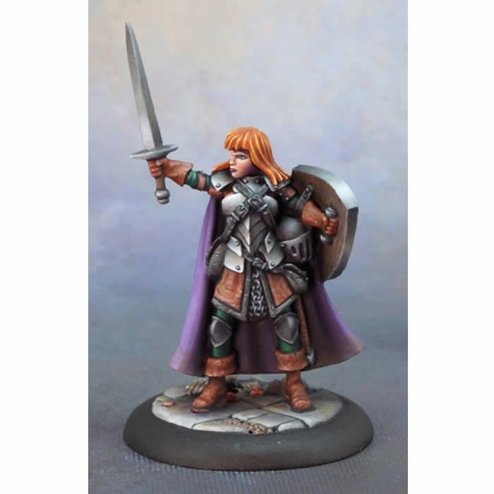 RPR07012 Caerindra Thistlemoor Warrior Miniature 25mm Heroic Scale Dungeon Dwellers Main Image