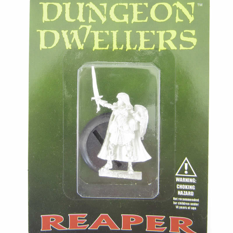 RPR07012 Caerindra Thistlemoor Warrior Miniature 25mm Heroic Scale Dungeon Dwellers 2nd Image