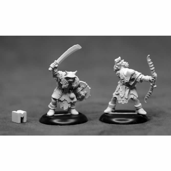 RPR07013 Orc Raiders Miniature 25mm Heroic Scale Dungeon Dwellers Main Image