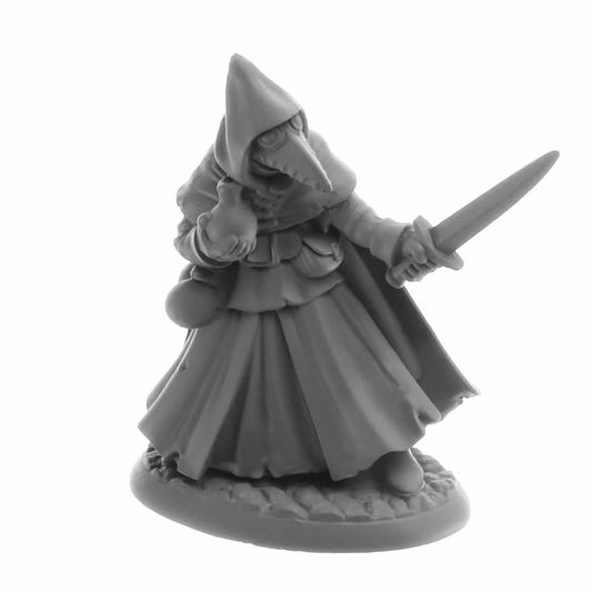 RPR07024 Brother Lazarus Plague Doctor Miniature 25mm Heroic Scale Figure Dungeon Dwellers Main Image