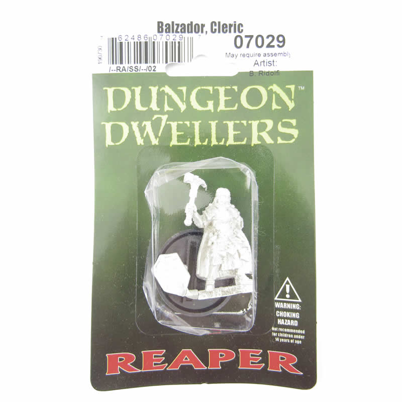 RPR07029 Balzador Cleric Miniature 25mm Heroic Scale Figure Dungeon Dwellers 2nd Image