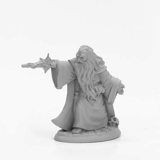 RPR07030 Erebus Nalas Evil Sorcerer Miniature 25mm Heroic Scale Figure Dungeon Dwellers Reaper Miniatures Main Image