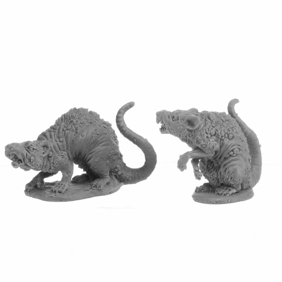 RPR07035 Barrow Rats Miniature 25mm Heroic Scale Figure Dungeon Dwellers Main Image