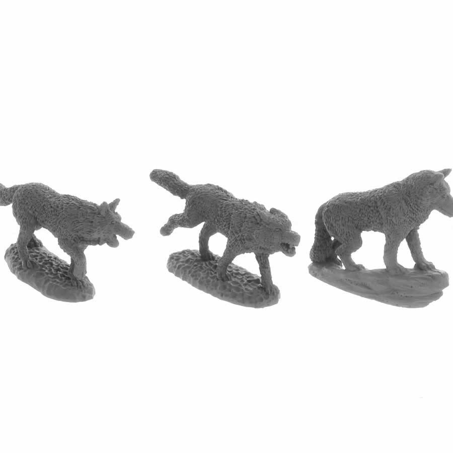RPR07038 Wolf Pack Miniature 25mm Heroic Scale Figure Dungeon Dwellers Main Image