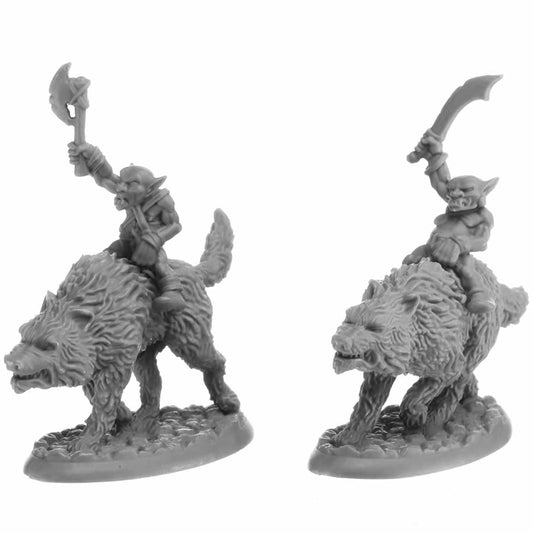 RPR07041 Goblin Wolfriders Miniature 25mm Heroic Scale Figure Dungeon Dwellers Main Image
