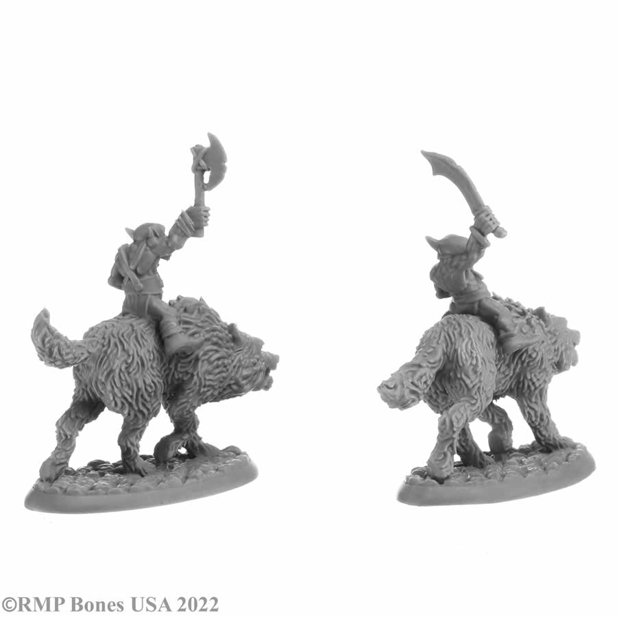 RPR07041 Goblin Wolfriders Miniature 25mm Heroic Scale Figure Dungeon Dwellers 3rd Image