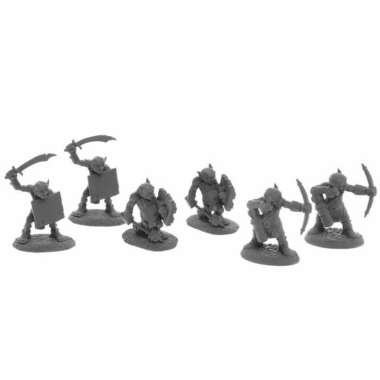 RPR07045 Goblin Skirmishers Miniature 25mm Heroic Scale Figure Dungeon Dwellers Main Image
