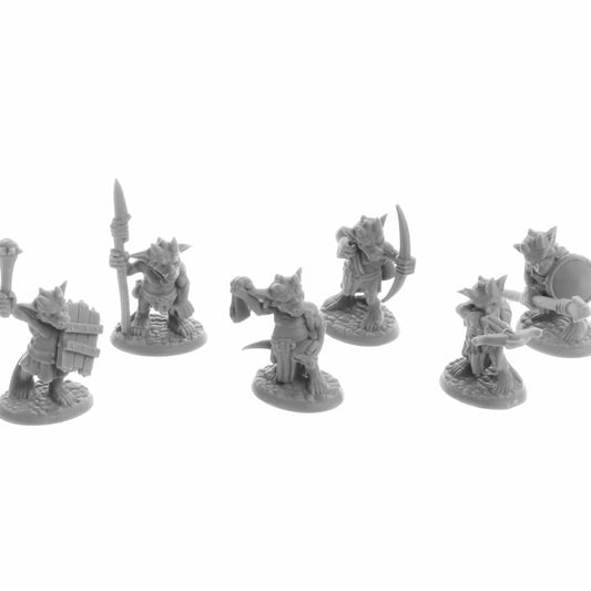 RPR07054 Ratpelt Kobold Warriors Miniature 25mm Heroic Scale Figure Dungeon Dwellers Reaper Miniatures Main Image