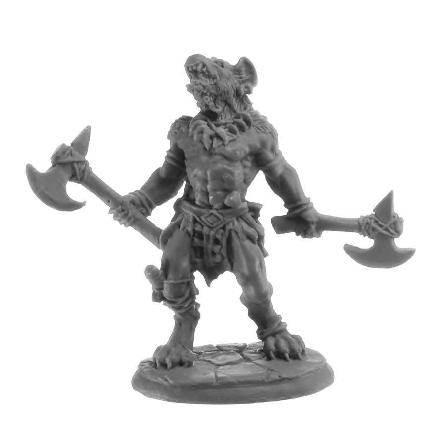 RPR07059 Blackmane Gnoll Ravager Miniature 25mm Heroic Scale Figure Dungeon Dwellers Main Image