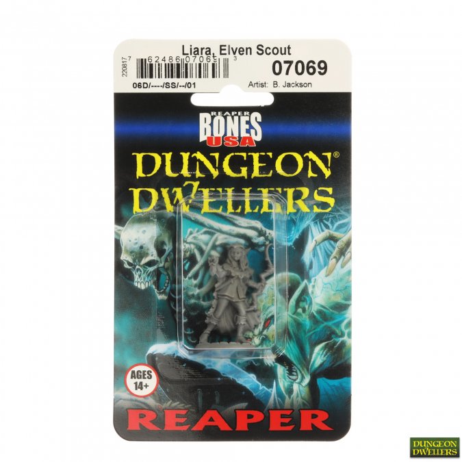 RPR07069 Liara Elven Scout Miniature 25mm Heroic Scale Figure Dungeon Dwellers