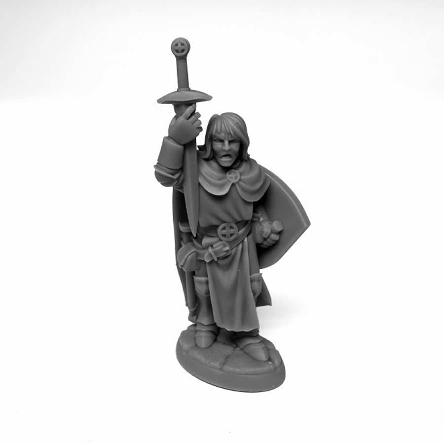 RPR07076 Sir Danarel The Holy Miniature 25mm Heroic Scale Figure 3D Printed Dungeon Dwellers