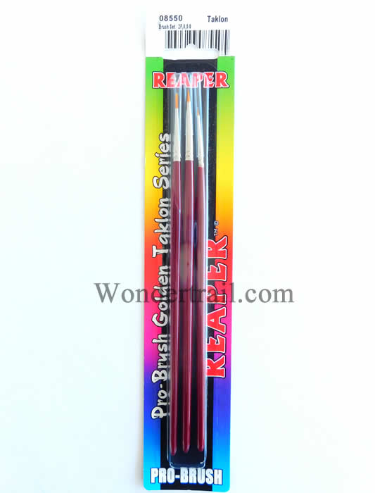 RPR08550 Basic Paint Brush Set Pro Brush Golden Taklon Series Main Image