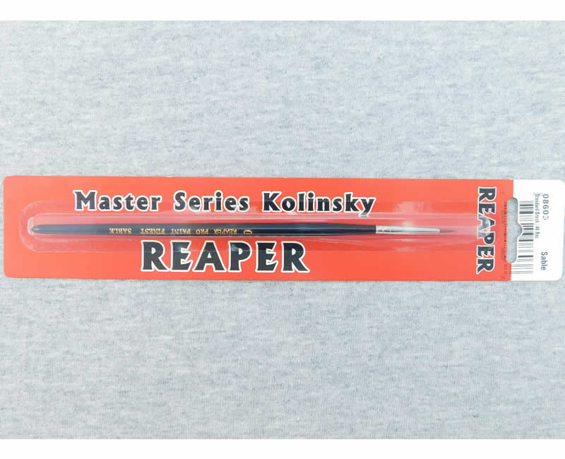 RPR08603 No 0 Round Paint Brush Kolinsky Sable Master Series Main Image
