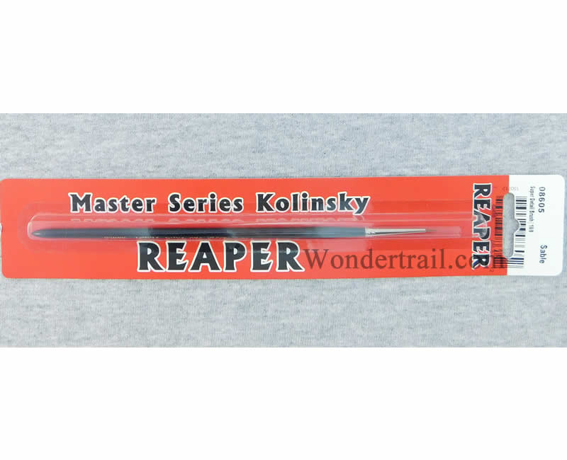 RPR08605 No 10/0 Round Paint Brush Kolinsky Sable Master Series Reaper Minatures Main Image