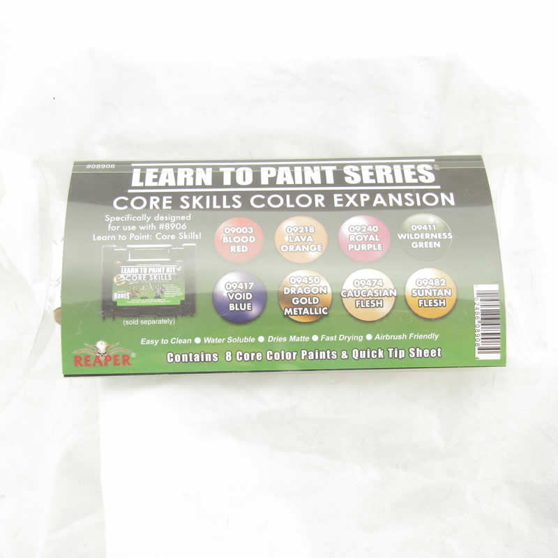 RPR08908 Core Skills Color Expansion Miniatures Learn to Paint Series Reaper Miniatures Main Image