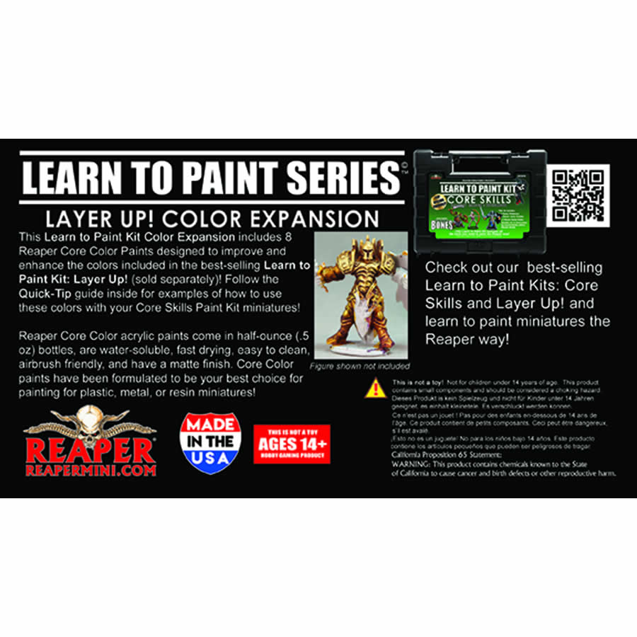 RPR08909 Layer Up Color Expansion Miniatures Learn to Paint Series 4th Image