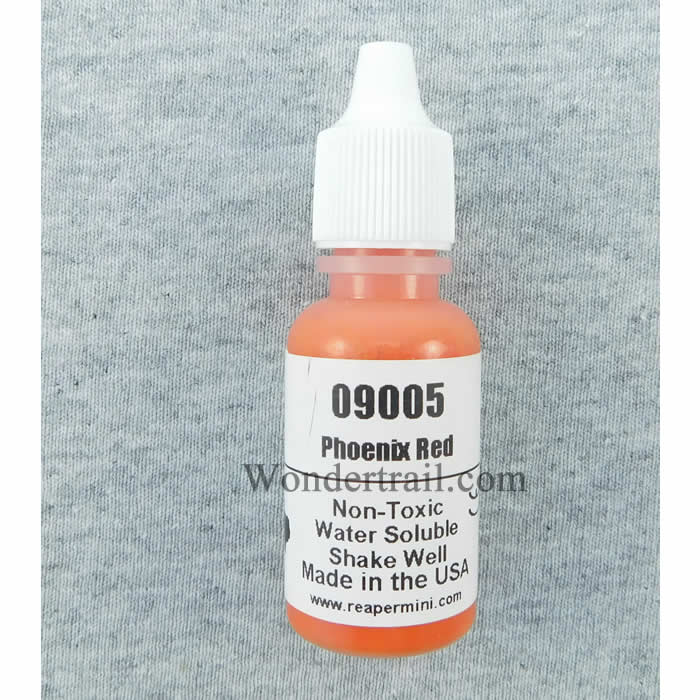 RPR09005 Phoenix Red Master Series Hobby Paint .5oz Dropper Bottle Main Image