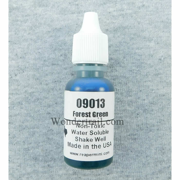 RPR09013 Forest Green Master Series Hobby Paint .5oz Dropper Bottle Main Image