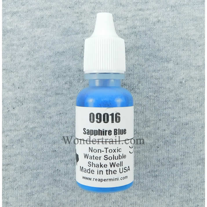 RPR09016 Sapphire Blue Master Series Hobby Paint .5oz Dropper Bottle Main Image