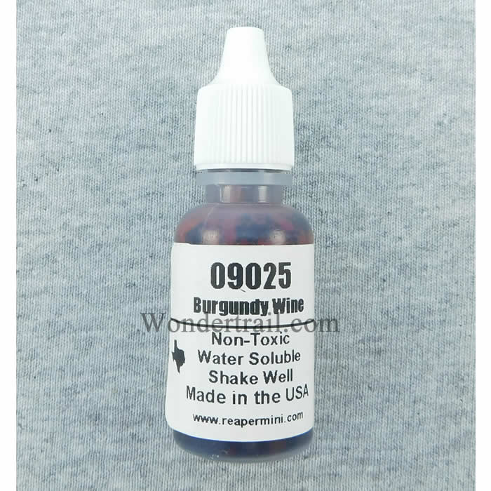 RPR09025 Burgundy Wine Master Series Hobby Paint .5oz Dropper Bottle Main Image