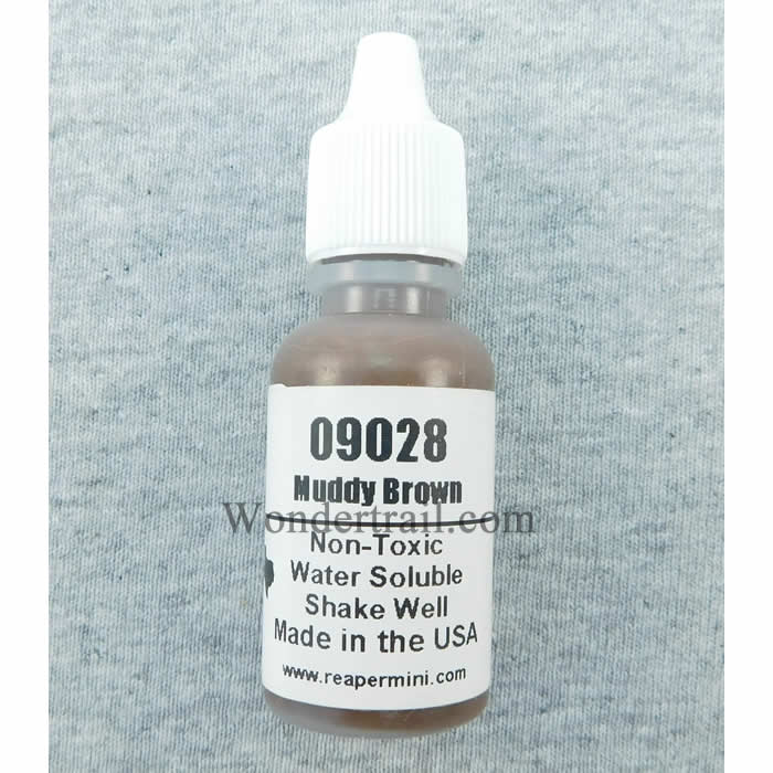 RPR09028 Muddy Brown Reaper Master Series Hobby Paint .5oz Main Image