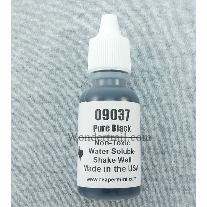 RPR09037 Pure Black Reaper Master Series Hobby Paint .5oz Main Image